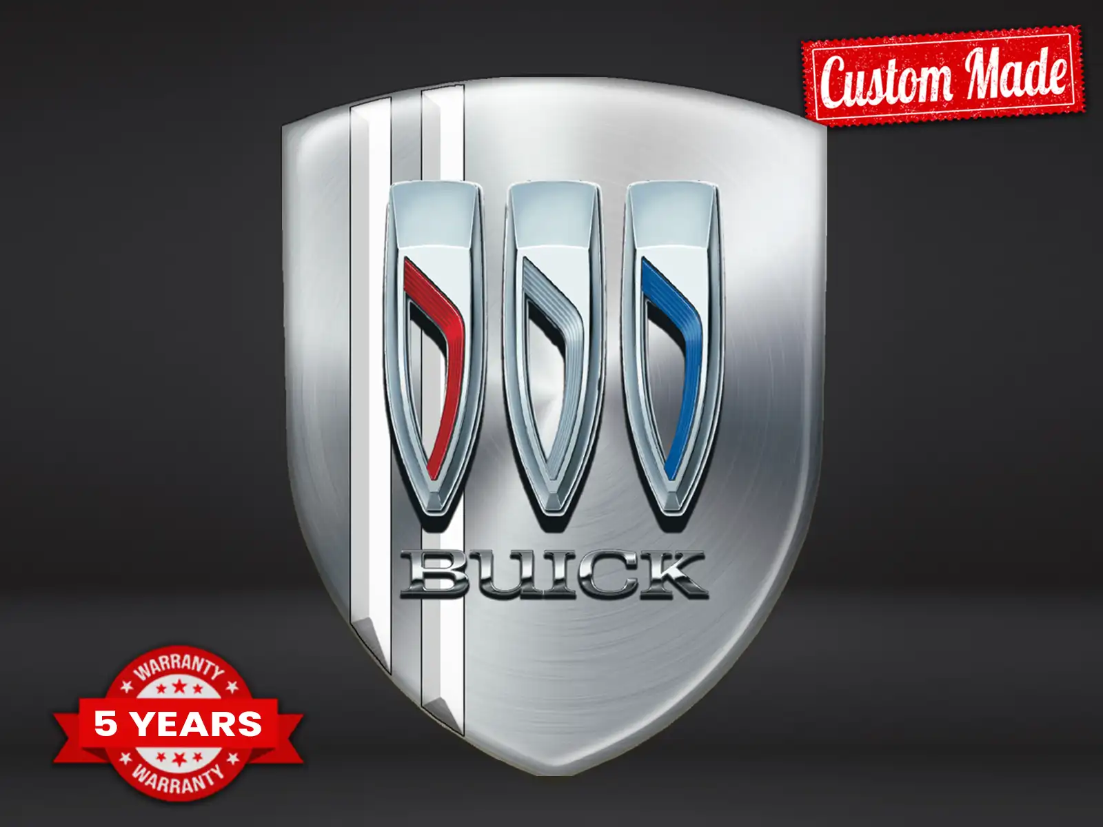 Buick Logo Pegatina Pro Máximo Diseño Estilo Resistente
